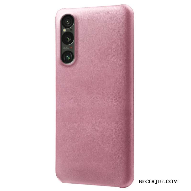 Kuori Sony Xperia 1 Vii Nahka Efekti Suojakuori