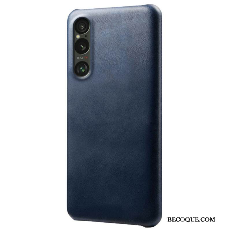 Kuori Sony Xperia 1 Vii Nahka Efekti Suojakuori