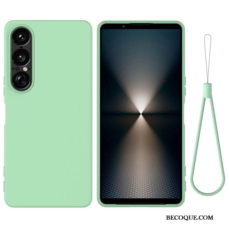 Kuori Sony Xperia 1 Vii Silikoni Ja Nauha Suojakuori