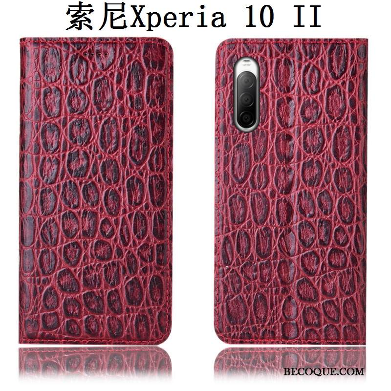 Kuori Sony Xperia 10 Ii Kuoret Murtumaton Puhelimen Kuoret, Kotelo Sony Xperia 10 Ii Nahka Musta