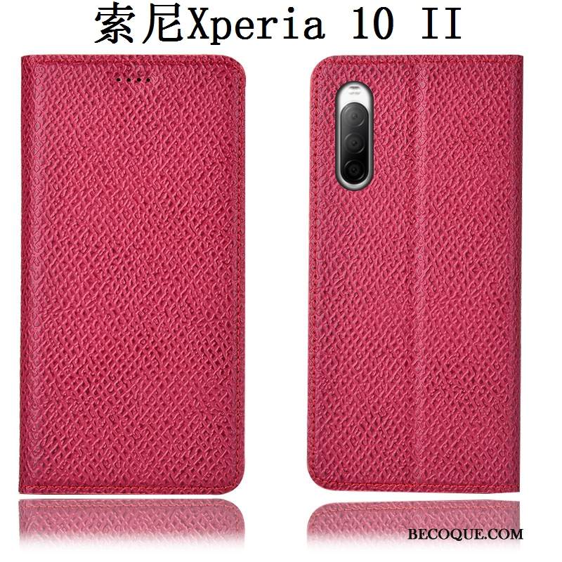 Kuori Sony Xperia 10 Ii Kuoret Puhelimen Kuoret Musta, Kotelo Sony Xperia 10 Ii Nahka Kukkakuvio Murtumaton