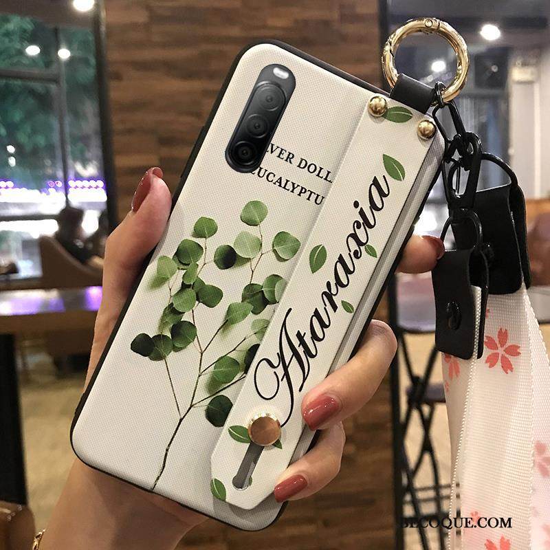 Kuori Sony Xperia 10 Ii Suojaus Kukka Pieni, Kotelo Sony Xperia 10 Ii Pehmeä Neste Kirsikka Puhelimen Kuoret