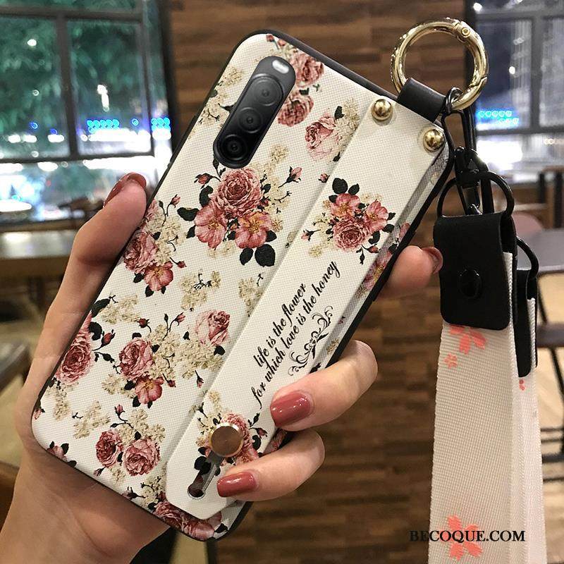 Kuori Sony Xperia 10 Ii Suojaus Kukka Pieni, Kotelo Sony Xperia 10 Ii Pehmeä Neste Kirsikka Puhelimen Kuoret