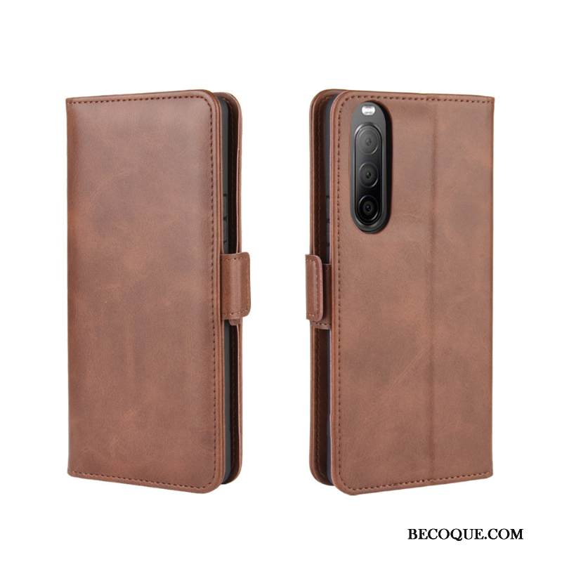 Kuori Sony Xperia 10 Ii Suojaus Murtumaton Niitti, Kotelo Sony Xperia 10 Ii Kuoret Musta Kortti