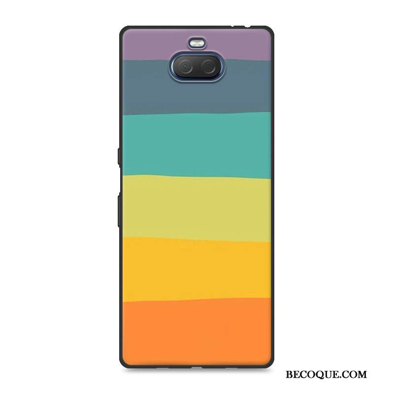 Kuori Sony Xperia 10 Laukut Persoonallisuus Trendi, Kotelo Sony Xperia 10 Pehmeä Neste Murtumaton Pesty Suede