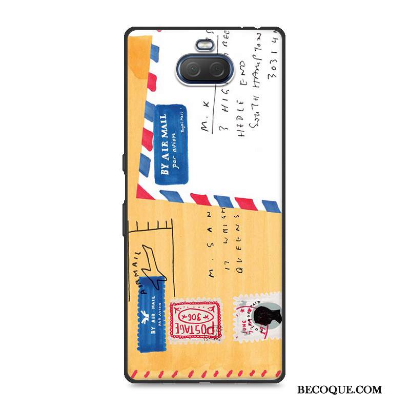 Kuori Sony Xperia 10 Laukut Persoonallisuus Trendi, Kotelo Sony Xperia 10 Pehmeä Neste Murtumaton Pesty Suede