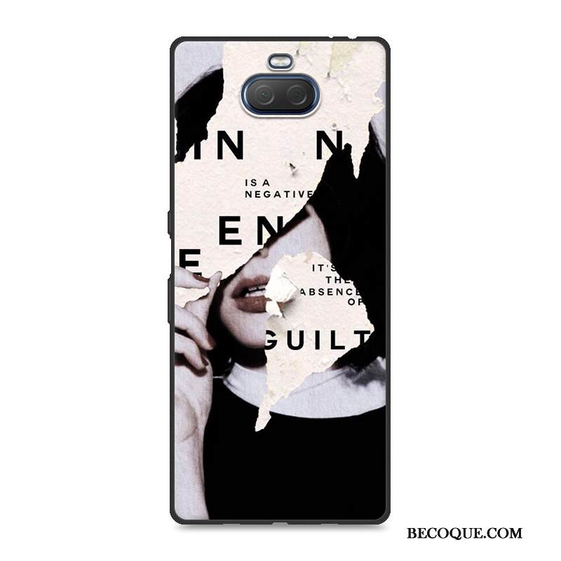 Kuori Sony Xperia 10 Laukut Persoonallisuus Trendi, Kotelo Sony Xperia 10 Pehmeä Neste Murtumaton Pesty Suede