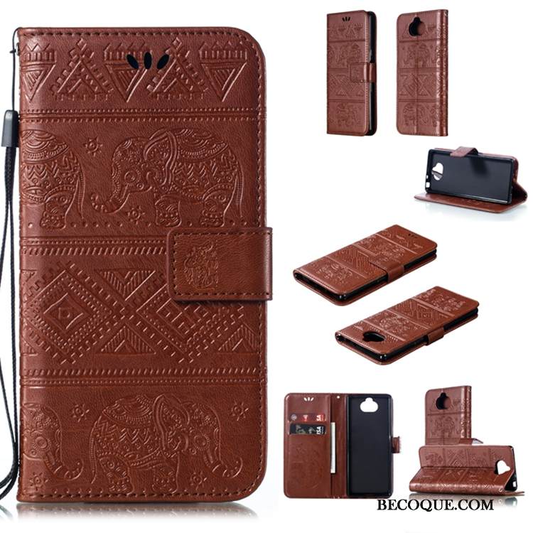 Kuori Sony Xperia 10 Laukut Puhelimen Kuoret Jauhe, Kotelo Sony Xperia 10 Nahka Persoonallisuus