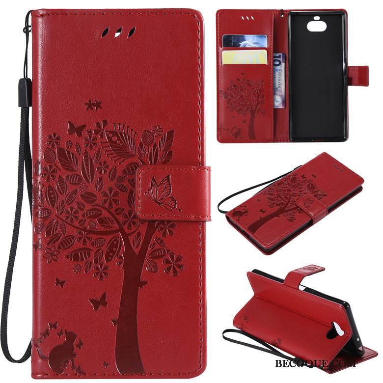 Kuori Sony Xperia 10 Laukut Puhelimen Kuoret Pinkki, Kotelo Sony Xperia 10 Kuoret Kulta