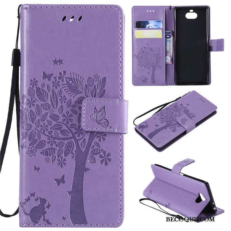 Kuori Sony Xperia 10 Laukut Puhelimen Kuoret Pinkki, Kotelo Sony Xperia 10 Kuoret Kulta