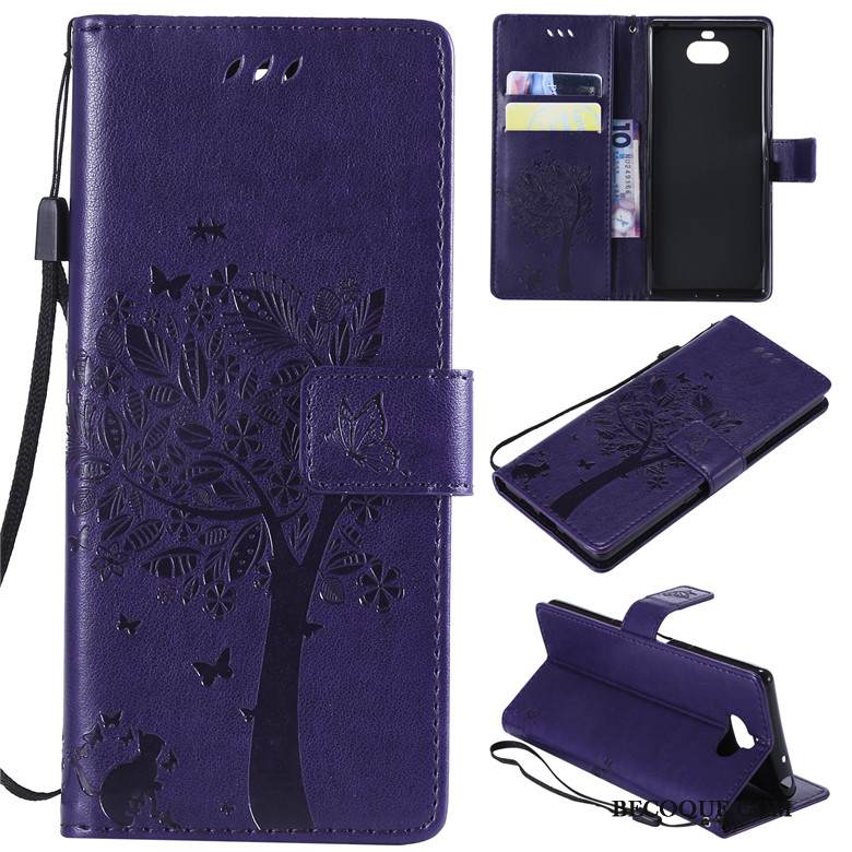 Kuori Sony Xperia 10 Laukut Puhelimen Kuoret Pinkki, Kotelo Sony Xperia 10 Kuoret Kulta