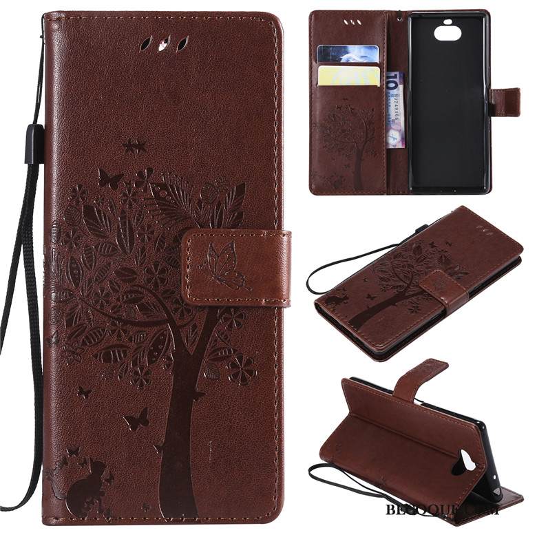 Kuori Sony Xperia 10 Laukut Puhelimen Kuoret Pinkki, Kotelo Sony Xperia 10 Kuoret Kulta