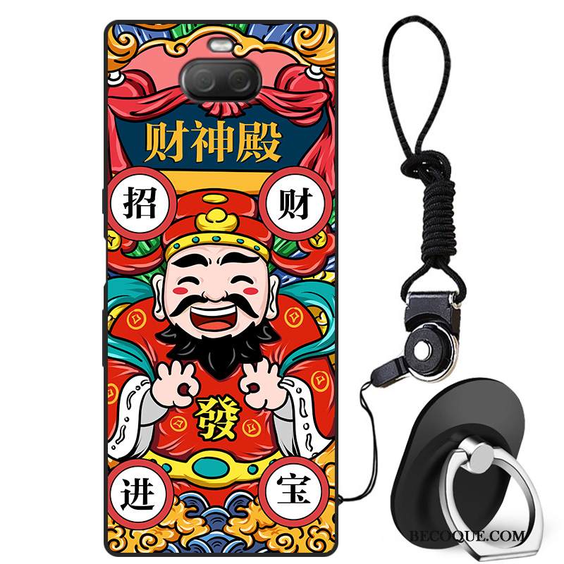 Kuori Sony Xperia 10 Luova Tide-brändi Punainen, Kotelo Sony Xperia 10 Suojaus Persoonallisuus Murtumaton