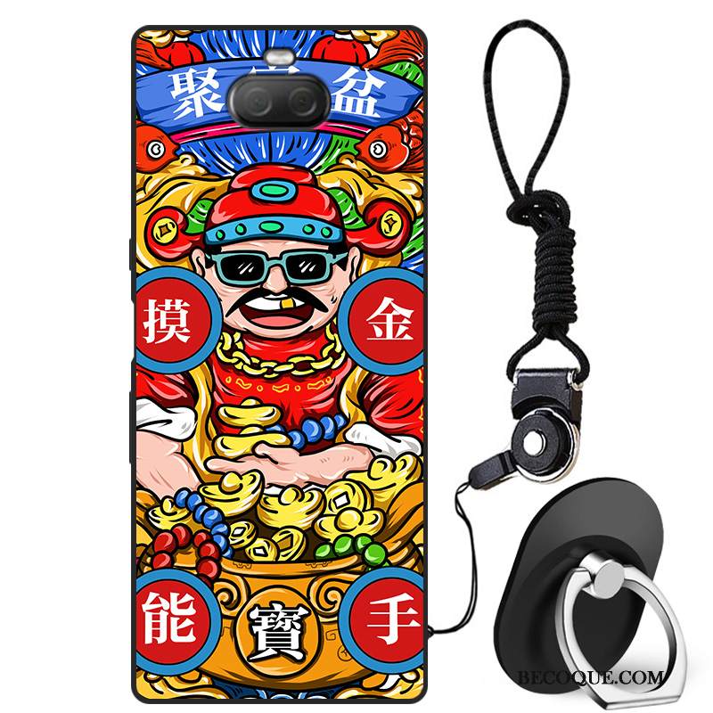 Kuori Sony Xperia 10 Luova Tide-brändi Punainen, Kotelo Sony Xperia 10 Suojaus Persoonallisuus Murtumaton