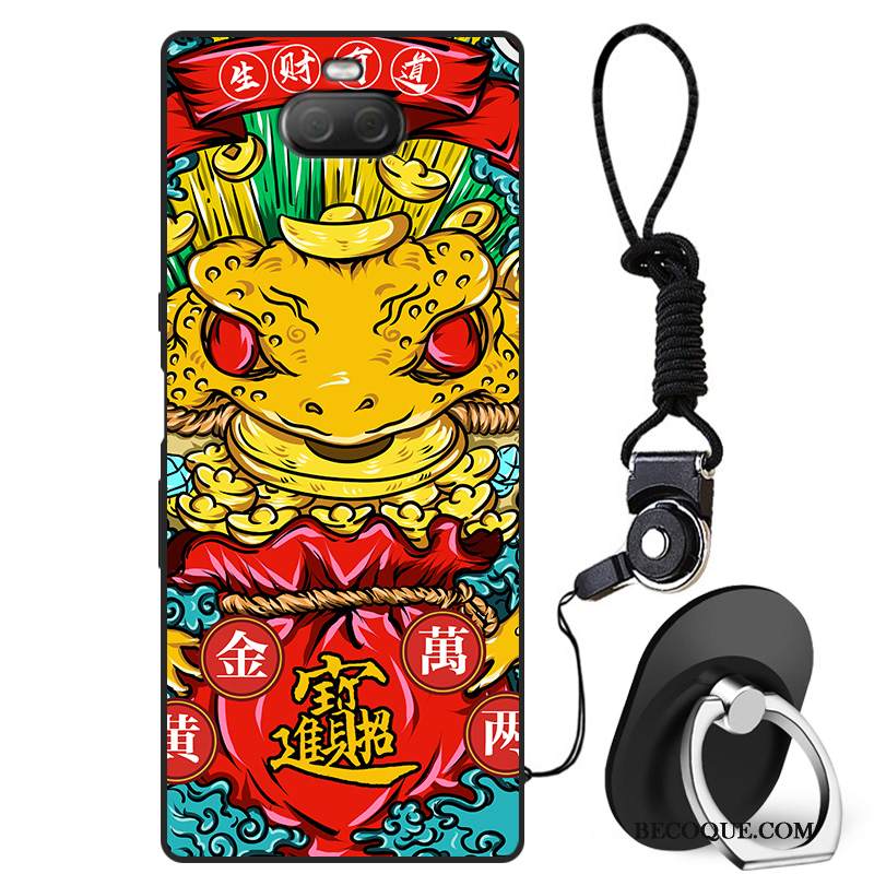 Kuori Sony Xperia 10 Luova Tide-brändi Punainen, Kotelo Sony Xperia 10 Suojaus Persoonallisuus Murtumaton