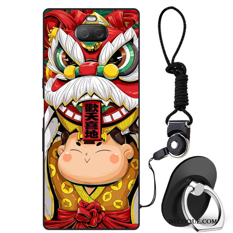 Kuori Sony Xperia 10 Luova Tide-brändi Punainen, Kotelo Sony Xperia 10 Suojaus Persoonallisuus Murtumaton