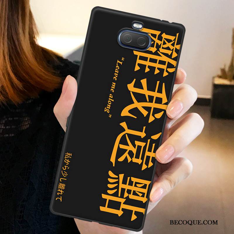 Kuori Sony Xperia 10 Pehmeä Neste Puhelimen Kuoret Persoonallisuus, Kotelo Sony Xperia 10 Suojaus Keltainen