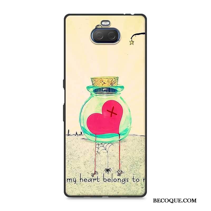 Kuori Sony Xperia 10 Plus Laukut Persoonallisuus Trendi, Kotelo Sony Xperia 10 Plus Pehmeä Neste Keltainen Puhelimen Kuoret