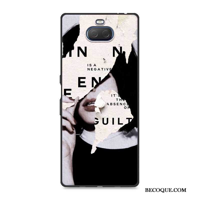 Kuori Sony Xperia 10 Plus Laukut Persoonallisuus Trendi, Kotelo Sony Xperia 10 Plus Pehmeä Neste Keltainen Puhelimen Kuoret