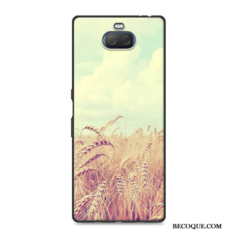 Kuori Sony Xperia 10 Plus Laukut Persoonallisuus Trendi, Kotelo Sony Xperia 10 Plus Pehmeä Neste Keltainen Puhelimen Kuoret