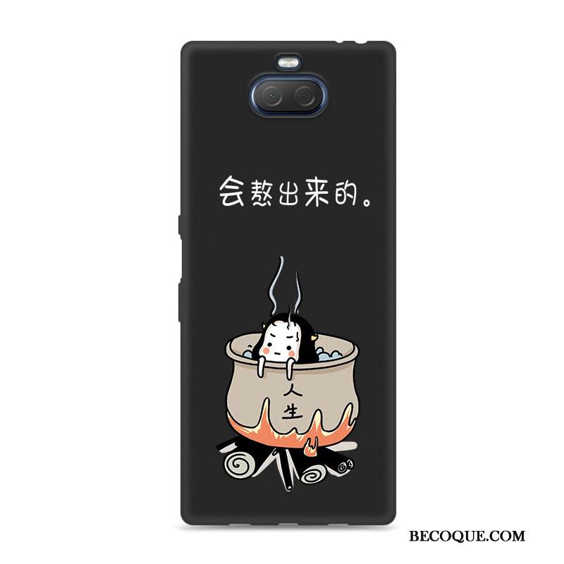 Kuori Sony Xperia 10 Plus Pehmeä Neste Musta Puhelimen Kuoret, Kotelo Sony Xperia 10 Plus Silikoni