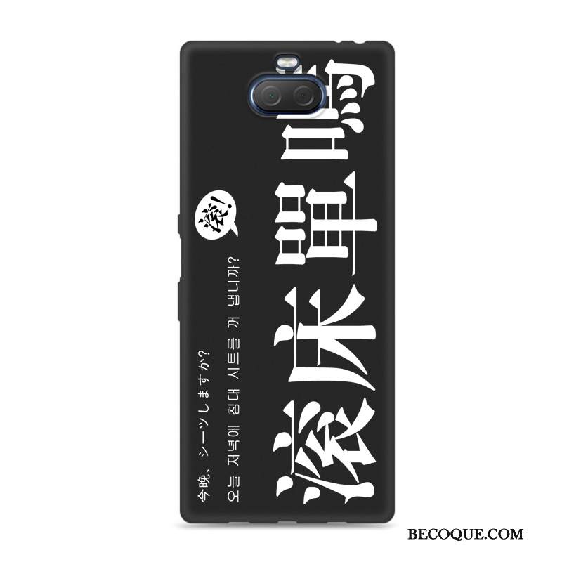 Kuori Sony Xperia 10 Plus Pehmeä Neste Musta Puhelimen Kuoret, Kotelo Sony Xperia 10 Plus Silikoni