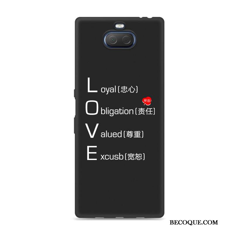 Kuori Sony Xperia 10 Plus Pehmeä Neste Musta Puhelimen Kuoret, Kotelo Sony Xperia 10 Plus Silikoni