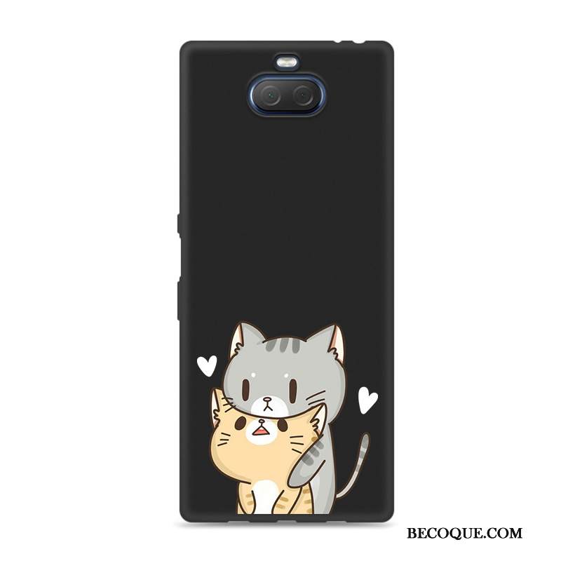 Kuori Sony Xperia 10 Plus Pehmeä Neste Musta Puhelimen Kuoret, Kotelo Sony Xperia 10 Plus Silikoni