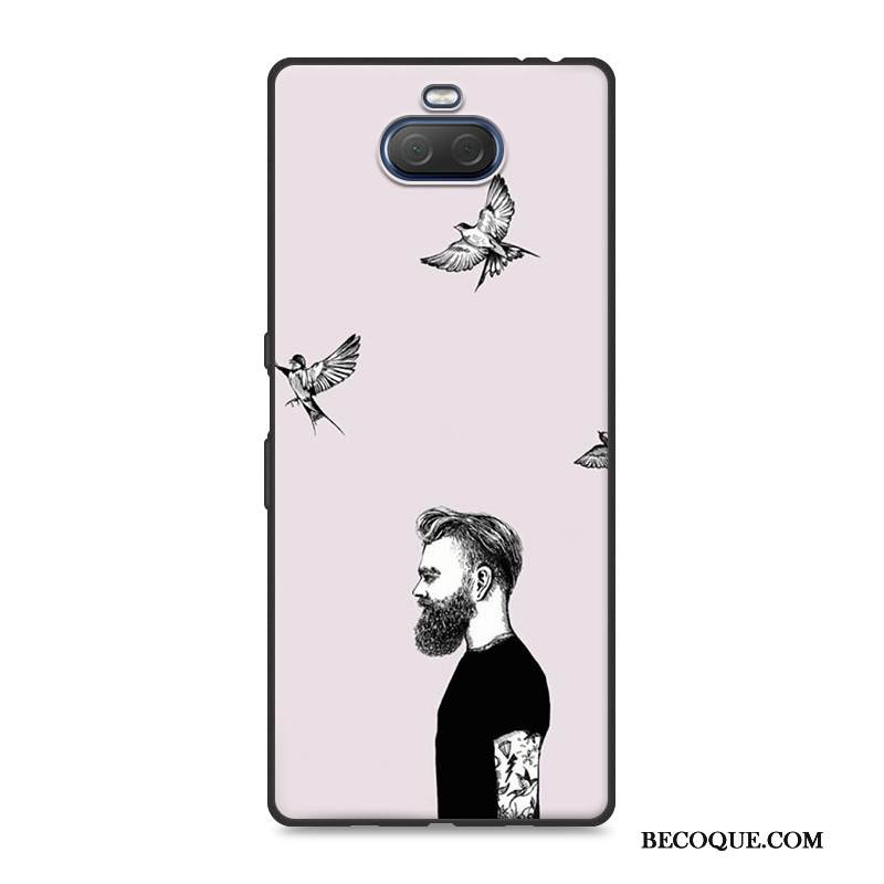 Kuori Sony Xperia 10 Plus Pehmeä Neste Persoonallisuus Puhelimen Kuoret, Kotelo Sony Xperia 10 Plus Suojaus Rakastunut Vihreä