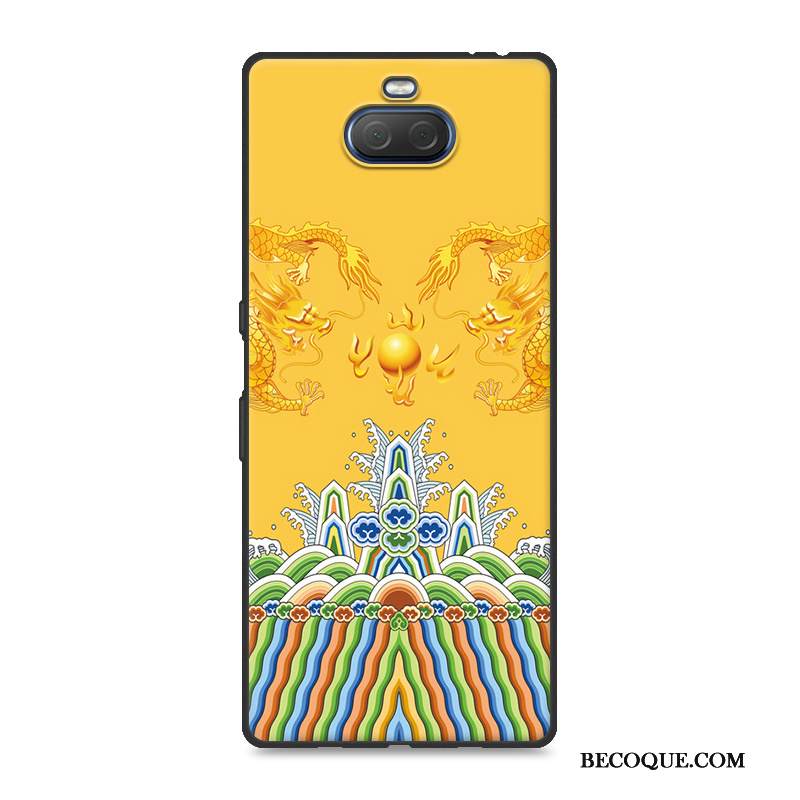 Kuori Sony Xperia 10 Plus Pehmeä Neste Persoonallisuus Puhelimen Kuoret, Kotelo Sony Xperia 10 Plus Suojaus Rakastunut Vihreä