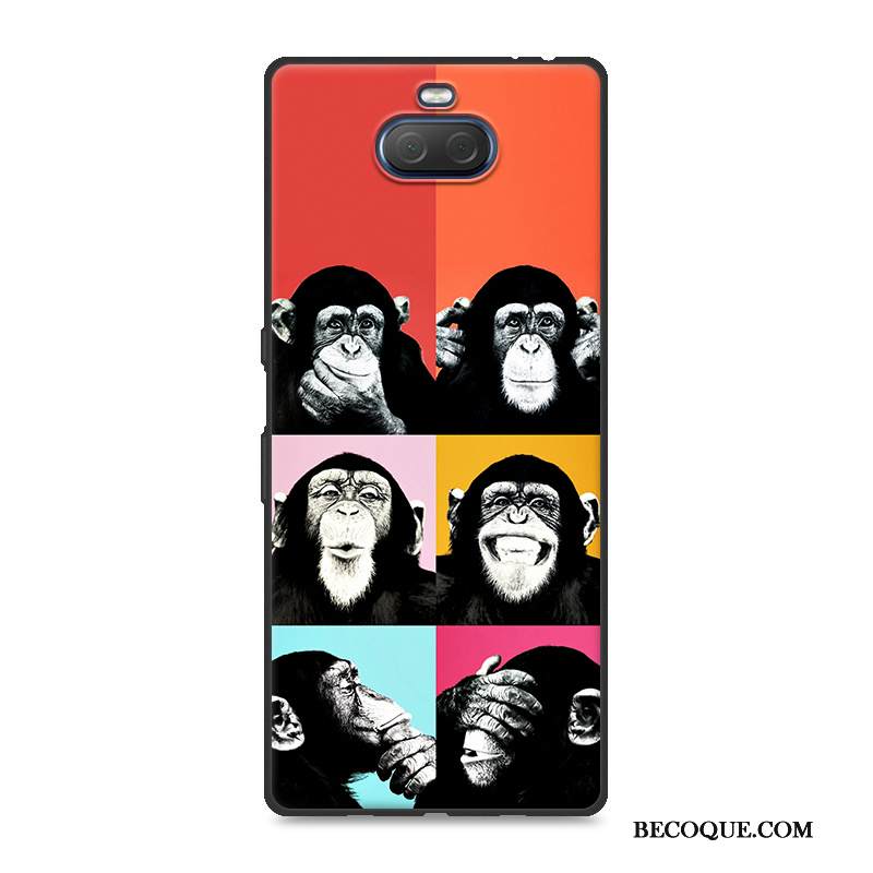 Kuori Sony Xperia 10 Plus Pehmeä Neste Persoonallisuus Puhelimen Kuoret, Kotelo Sony Xperia 10 Plus Suojaus Rakastunut Vihreä