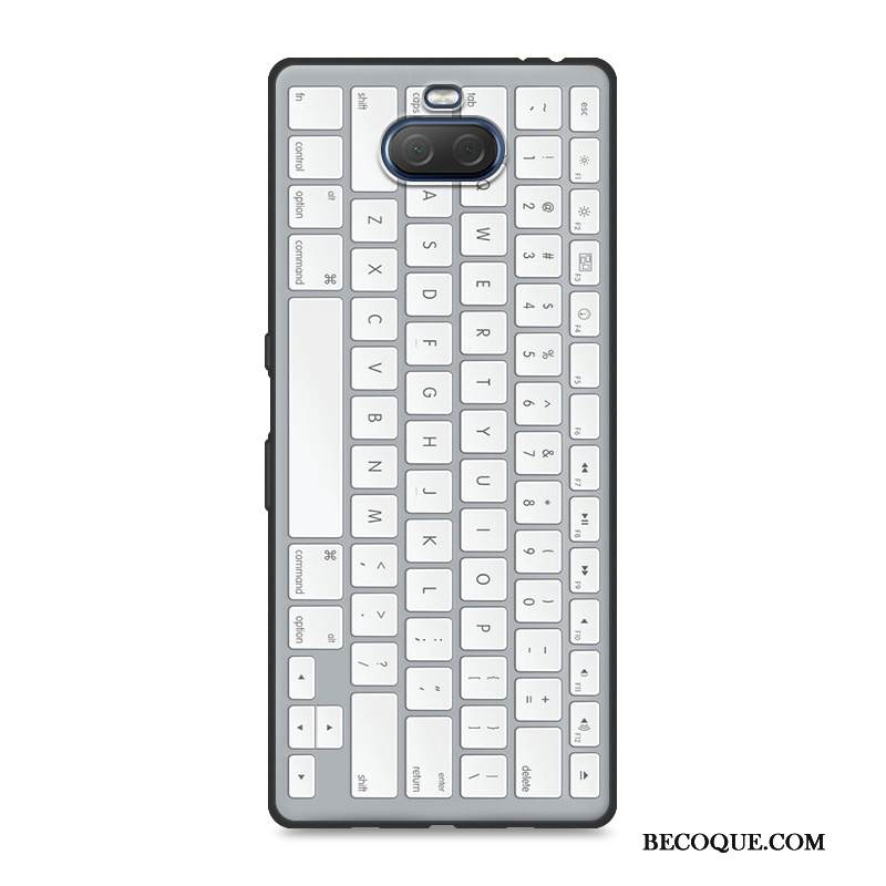 Kuori Sony Xperia 10 Sarjakuva Keltainen Puhelimen Kuoret, Kotelo Sony Xperia 10 Silikoni Persoonallisuus Murtumaton