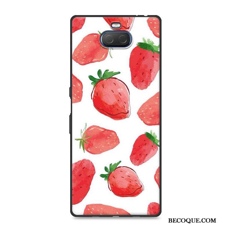 Kuori Sony Xperia 10 Sarjakuva Keltainen Puhelimen Kuoret, Kotelo Sony Xperia 10 Silikoni Persoonallisuus Murtumaton