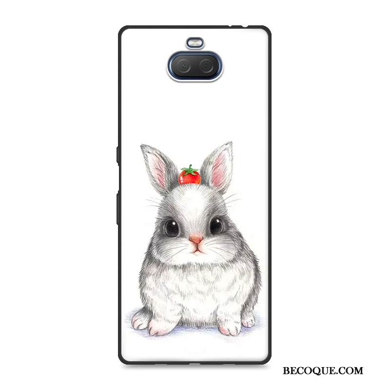 Kuori Sony Xperia 10 Sarjakuva Keltainen Puhelimen Kuoret, Kotelo Sony Xperia 10 Silikoni Persoonallisuus Murtumaton