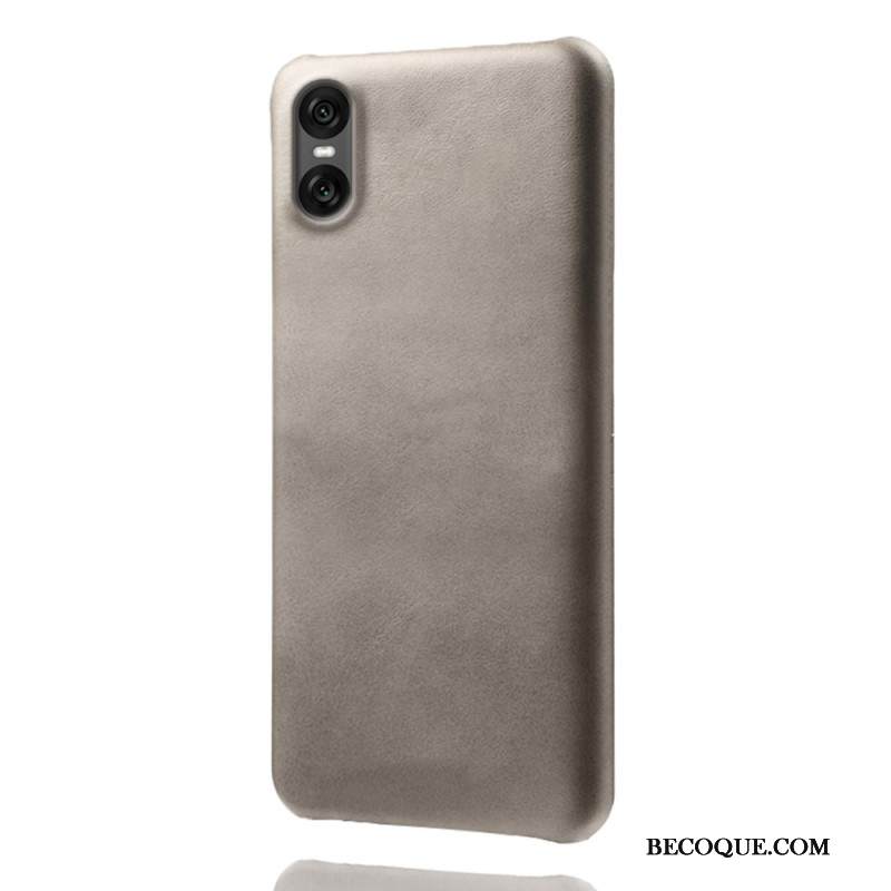 Kuori Sony Xperia 10 Vii Nahkamainen Suojakuori