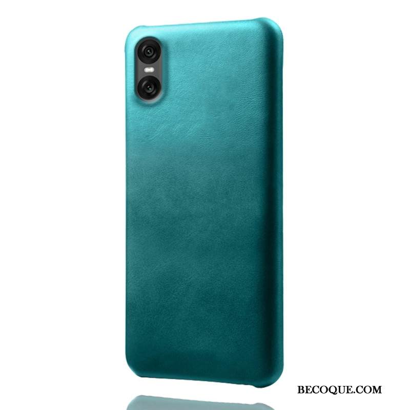 Kuori Sony Xperia 10 Vii Nahkamainen Suojakuori