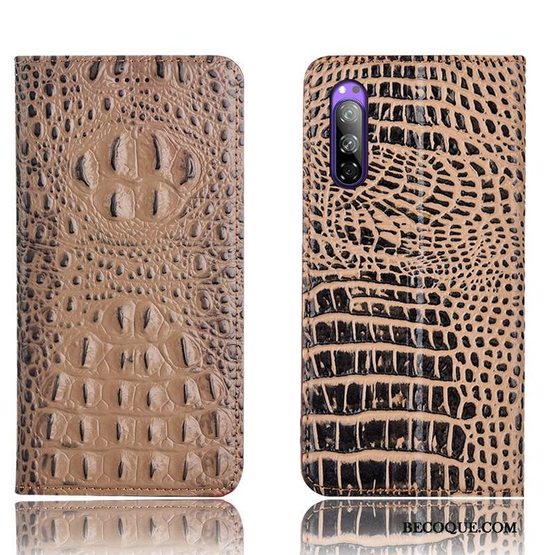 Kuori Sony Xperia 5 Laukut Sininen Puhelimen Kuoret, Kotelo Sony Xperia 5 Nahka Murtumaton