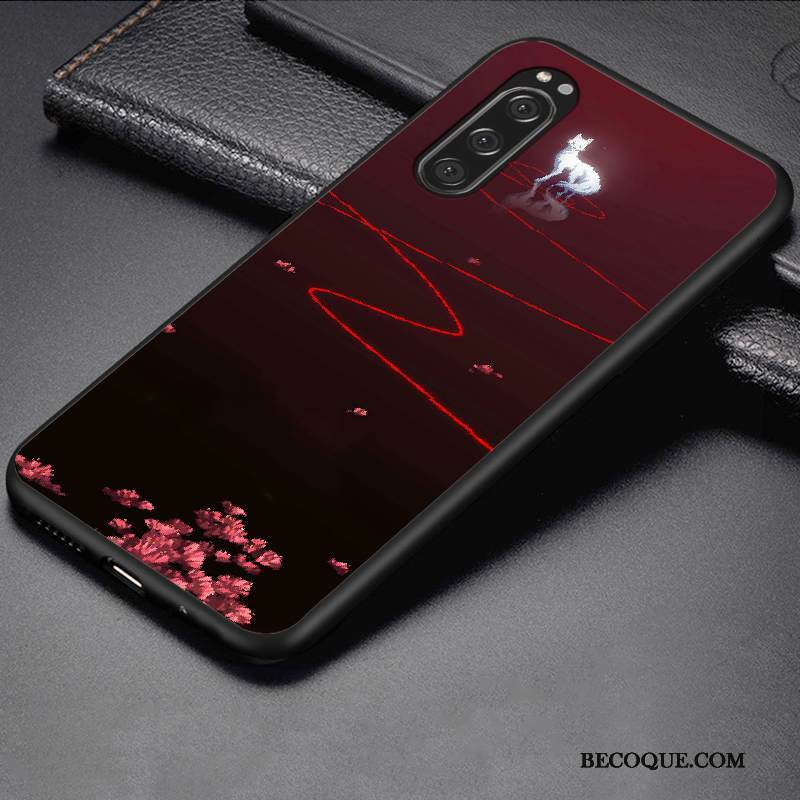 Kuori Sony Xperia 5 Luova Puhelimen Kuoret Trendi, Kotelo Sony Xperia 5 Sarjakuva Murtumaton Tummansininen