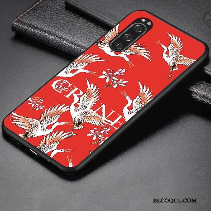 Kuori Sony Xperia 5 Luova Puhelimen Kuoret Trendi, Kotelo Sony Xperia 5 Sarjakuva Murtumaton Tummansininen