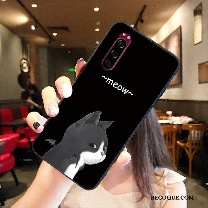 Kuori Sony Xperia 5 Sarjakuva Murtumaton Vihreä, Kotelo Sony Xperia 5 Pehmeä Neste Puhelimen Kuoret Ihana