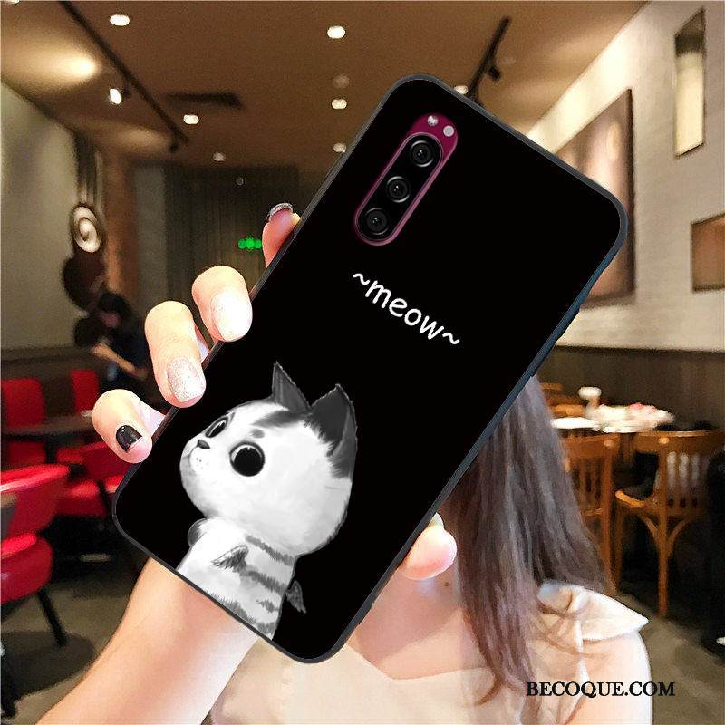 Kuori Sony Xperia 5 Sarjakuva Murtumaton Vihreä, Kotelo Sony Xperia 5 Pehmeä Neste Puhelimen Kuoret Ihana