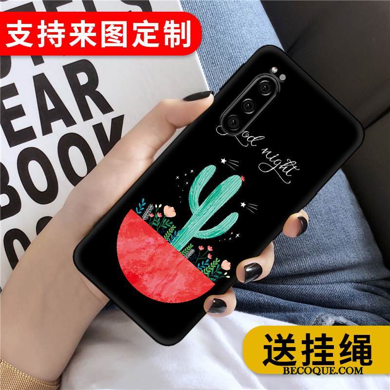 Kuori Sony Xperia 5 Silikoni Keltainen Murtumaton, Kotelo Sony Xperia 5 Laukut Muokata Puhelimen Kuoret