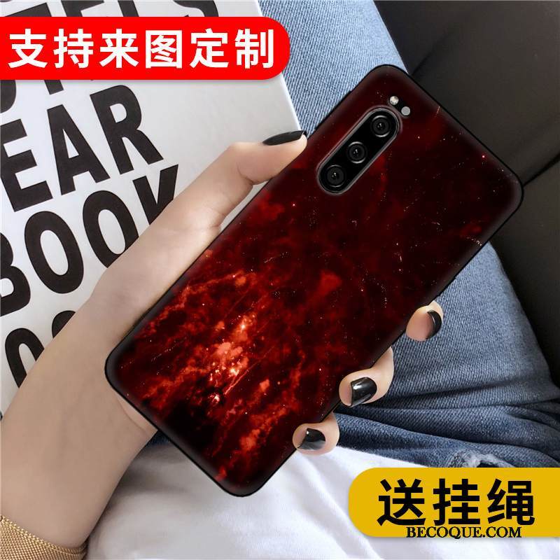 Kuori Sony Xperia 5 Silikoni Keltainen Murtumaton, Kotelo Sony Xperia 5 Laukut Muokata Puhelimen Kuoret