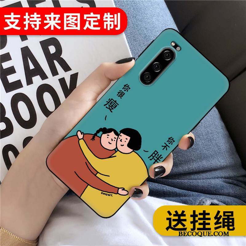 Kuori Sony Xperia 5 Silikoni Keltainen Murtumaton, Kotelo Sony Xperia 5 Laukut Muokata Puhelimen Kuoret