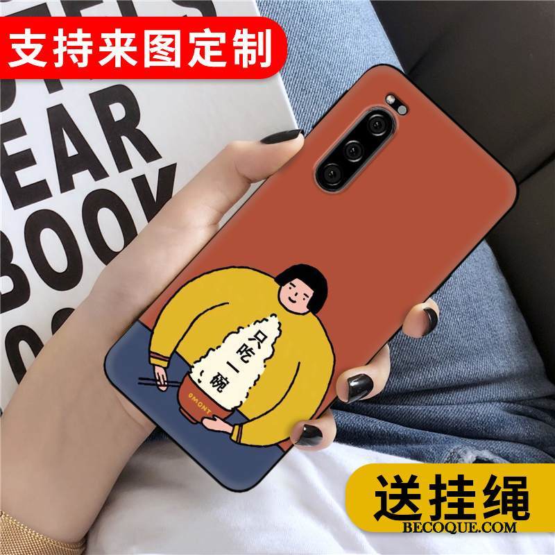 Kuori Sony Xperia 5 Silikoni Keltainen Murtumaton, Kotelo Sony Xperia 5 Laukut Muokata Puhelimen Kuoret