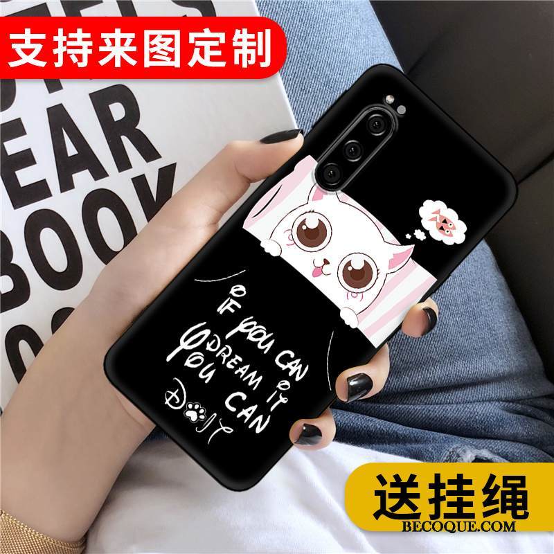 Kuori Sony Xperia 5 Silikoni Keltainen Murtumaton, Kotelo Sony Xperia 5 Laukut Muokata Puhelimen Kuoret