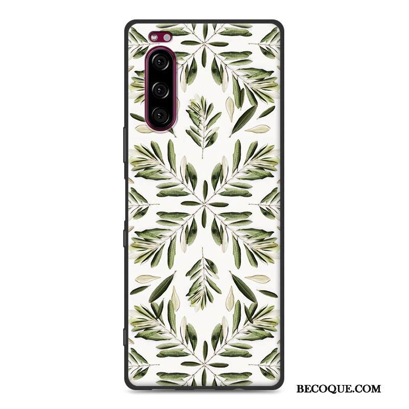 Kuori Sony Xperia 5 Silikoni Maisema Puhelimen Kuoret, Kotelo Sony Xperia 5 Luova Tummansininen Yksinkertainen