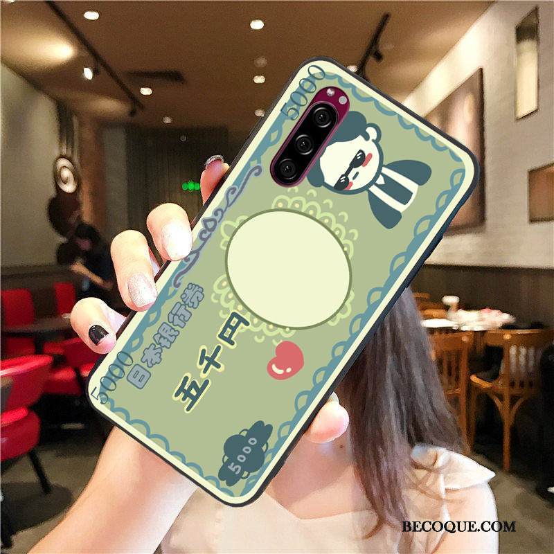 Kuori Sony Xperia 5 Silikoni Murtumaton Puhelimen Kuoret, Kotelo Sony Xperia 5 Sarjakuva Ihana Rotta