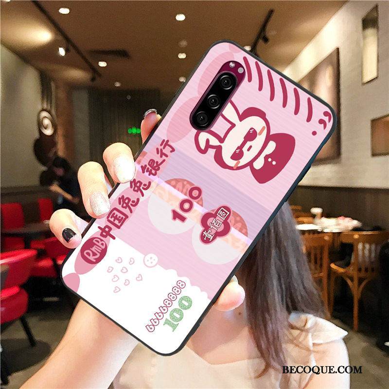 Kuori Sony Xperia 5 Silikoni Murtumaton Puhelimen Kuoret, Kotelo Sony Xperia 5 Sarjakuva Ihana Rotta