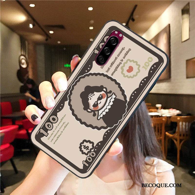 Kuori Sony Xperia 5 Silikoni Murtumaton Puhelimen Kuoret, Kotelo Sony Xperia 5 Sarjakuva Ihana Rotta